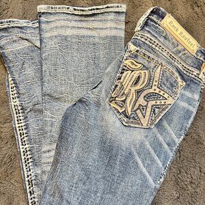 🔥 Rock Revival “Lisbeth” Easy Boot Jeans – Size 28